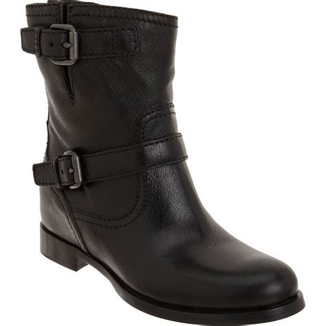 prada leather buckle moto ankle boots|prada ankle boots women's.